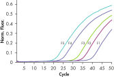 Accurate detection of PML-RARA bcr3 fusion gene plasmid standards.